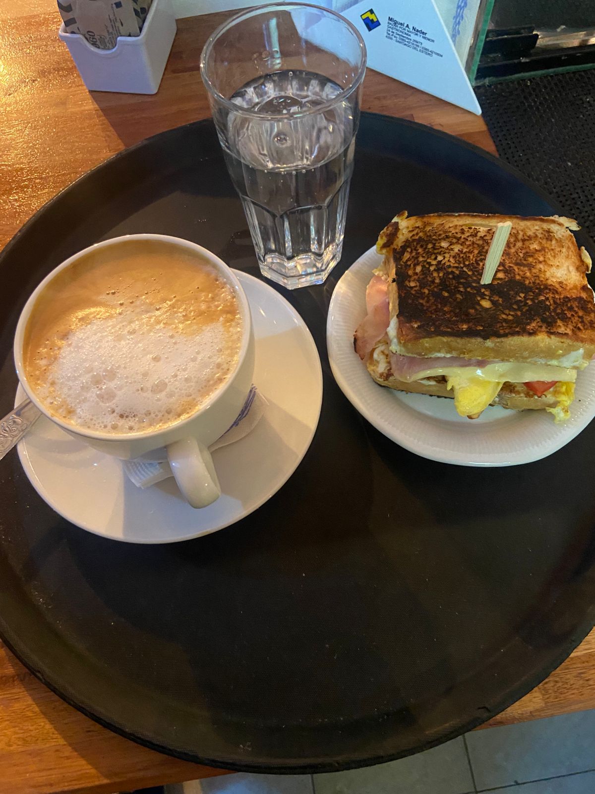 INFUSION XL + SANDWICH DE HUEVO